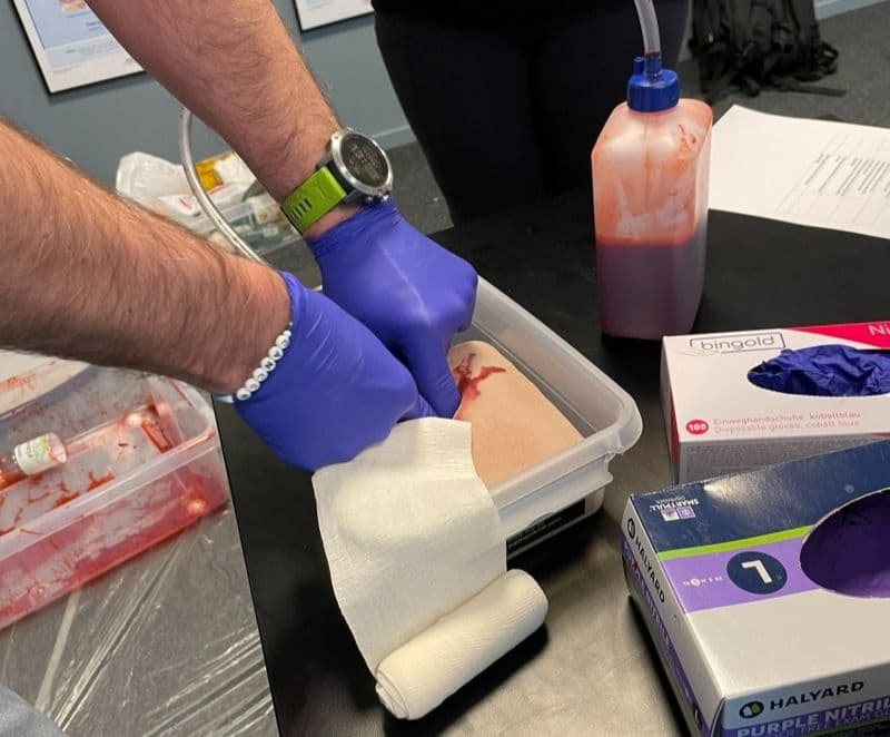 Stoppa blödningen - sårskademodul