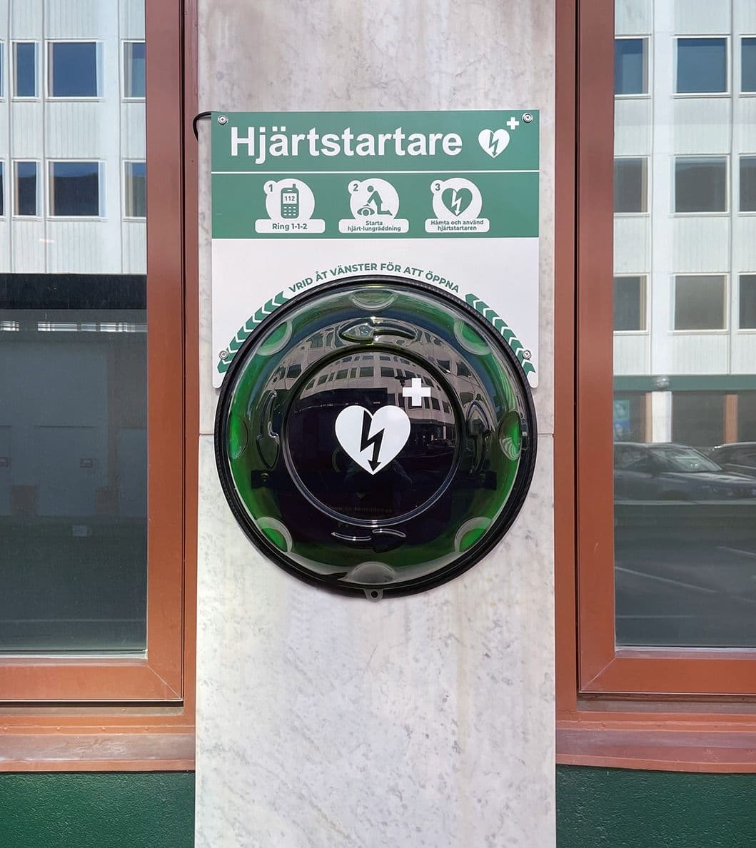 hyr hjärtstartare HLR Konsulten